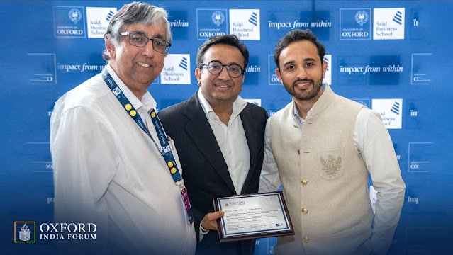 Oxford India Forum Recognizes Varun Chaudhary as a Transformative South Asian Leader at Oxford Saïd